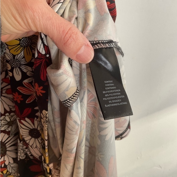 NWT WAYF Sunflower Floral Square Neck Puff Sleeve Midi Dress Small - Picture 7 of 8